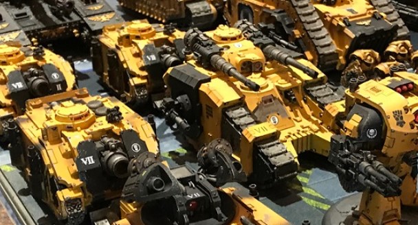 The Parade of Dorn: Imperial Fists Armies on Parade