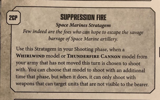 suppression fire