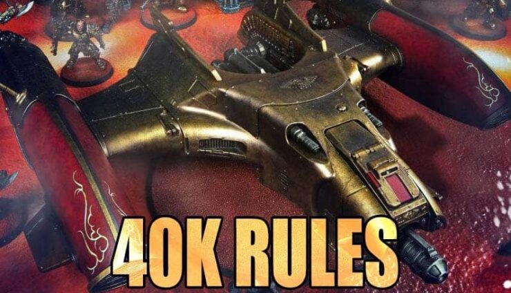 Custodes Ares Gunship 40k rules