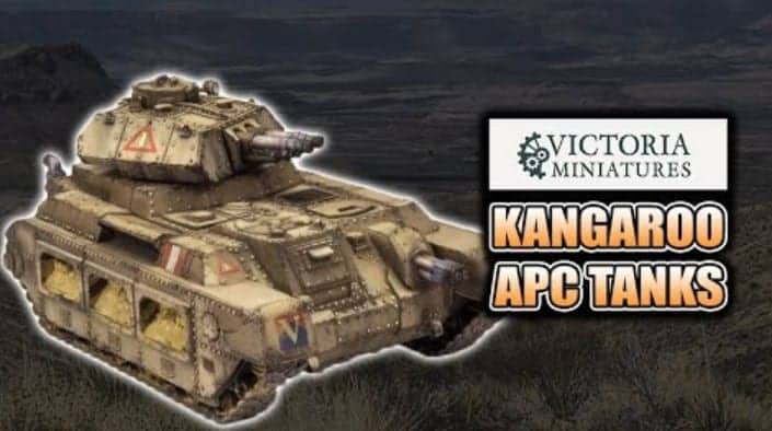 Kangaroo Tank APC Alternative to GW Chimera Victoria Miniatures Unboxing