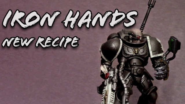 how to paint iron hands black
