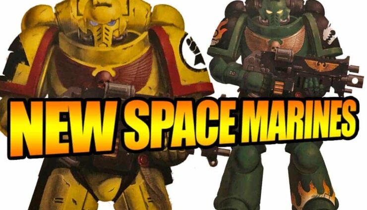 new space marines gold