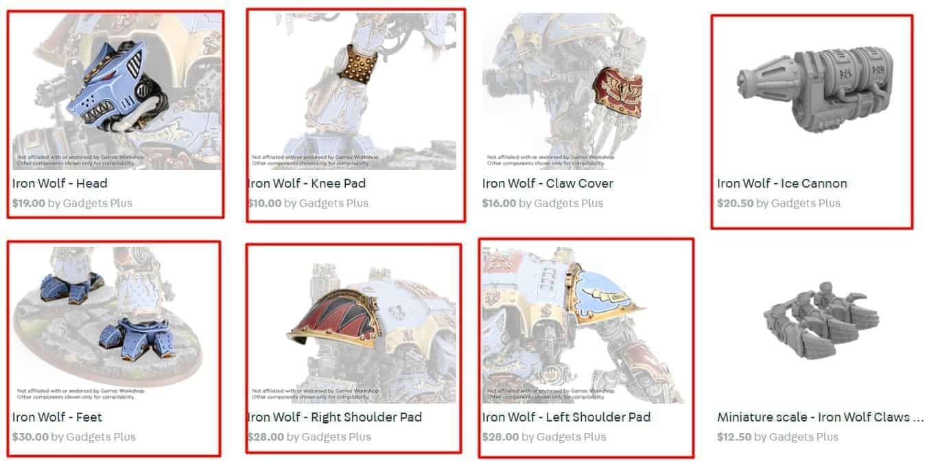 Mini Wolf Conversion Kit - Frost Spear Gun – Iron Wolf Minis