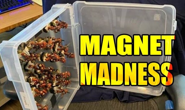 magnet madness carrying case movement tray