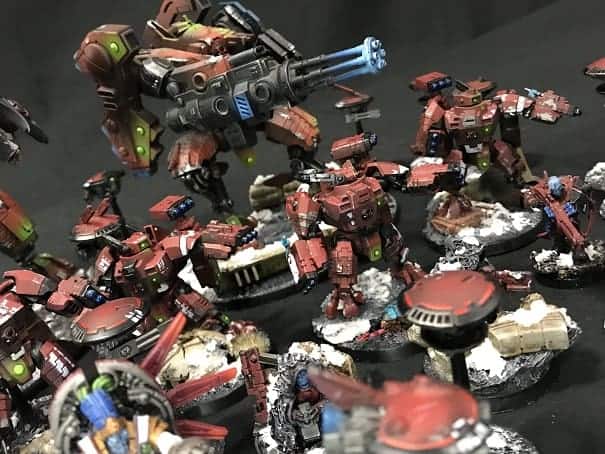 An Underestimated Extraterrestrial: Tau Armies on Parade