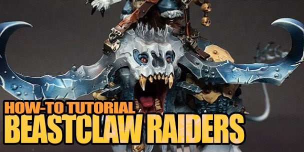 how-to-paint-beastclaw-raiders-icy-horns ogor mawtribes