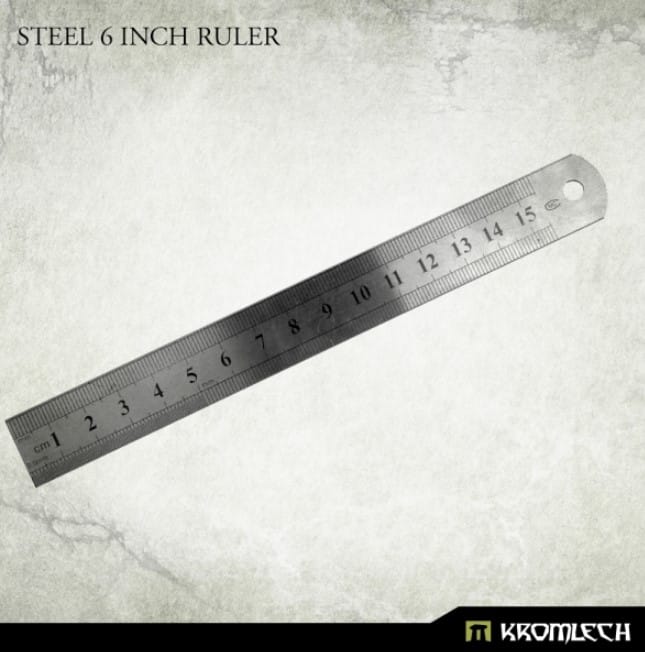 Kromlech Steel 6 inch Ruler