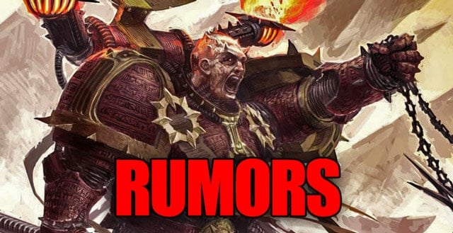 chaos rumors new wal hor warhammer games workshop