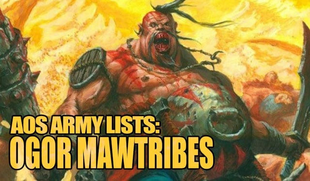 ogor mawtribes army lists aos