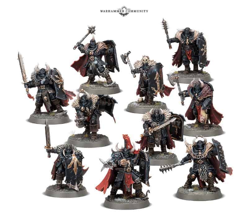 Warhammer AOS Slaves to Darkness Chaos Warriors Knights Hand Weapons x 6 M1 F