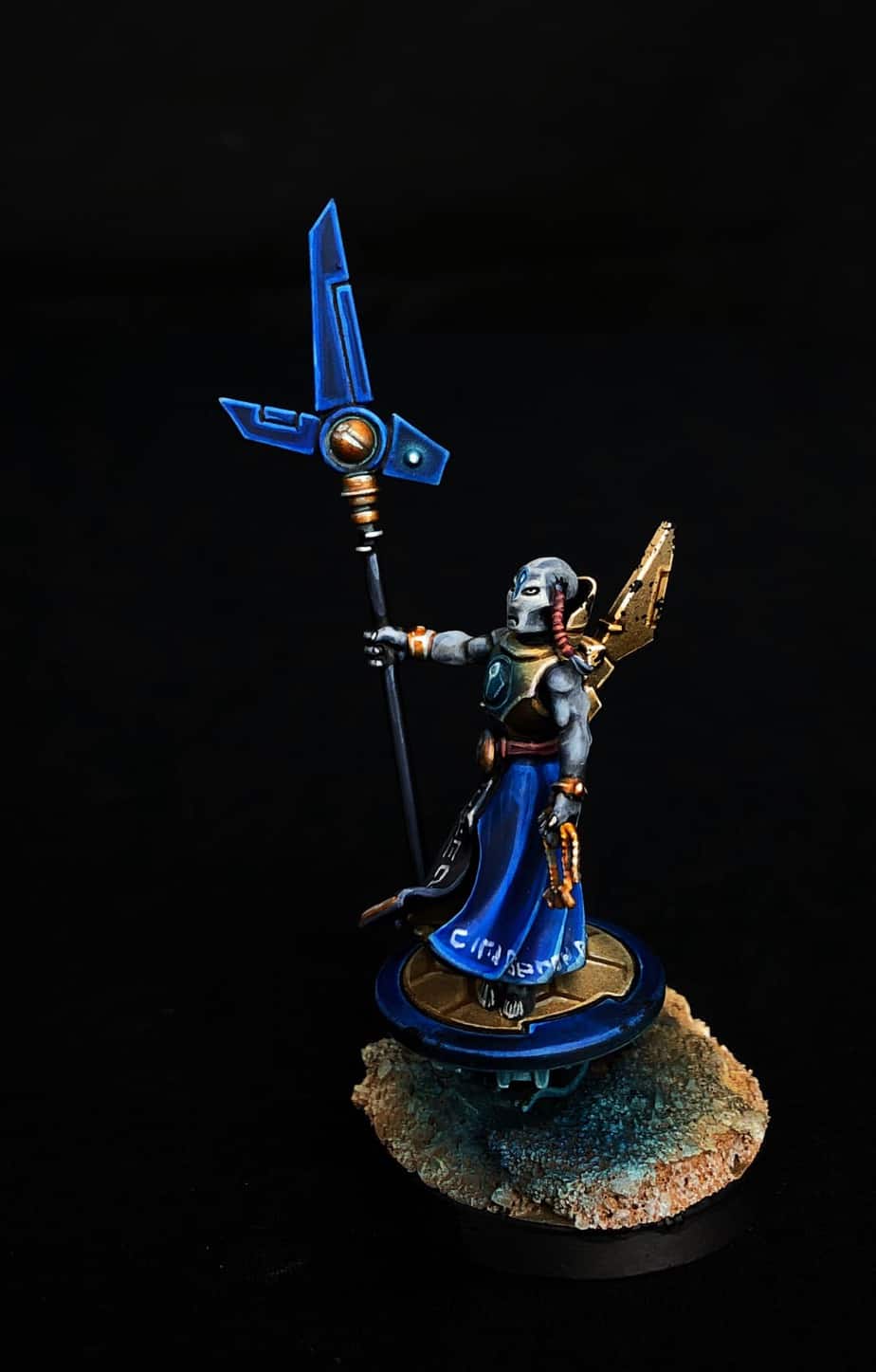 Tau Ethereal Painted Miniature for Sale, Custom Orders for