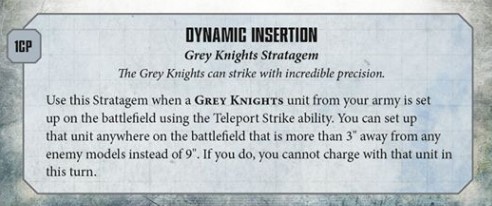 dynamic insertion Grey Knights