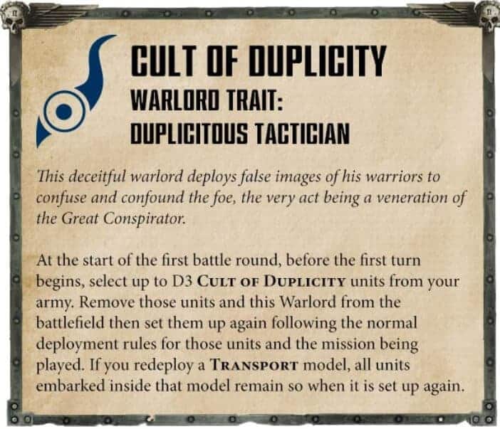 New Thousand Sons Rules Artefacts & Traits REVEALED