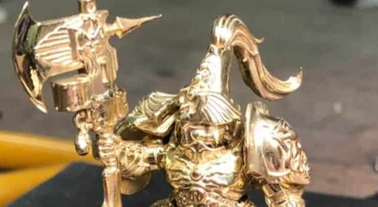 Pure Metal Pigments ANTIQUE GOLD Paint Effect Hobby Miniatures Warhammer  40K 