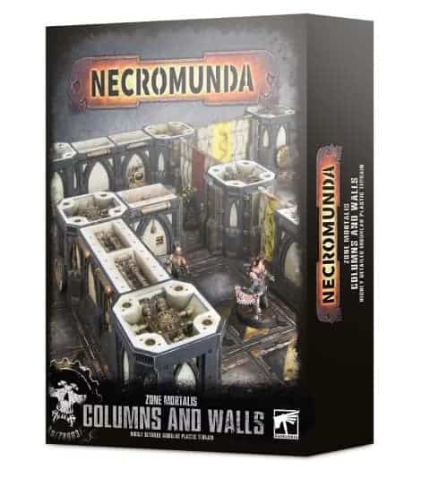 Necromunda Short Walls New on Sprue Warhammer 40k Zone Mortalis Terrain 