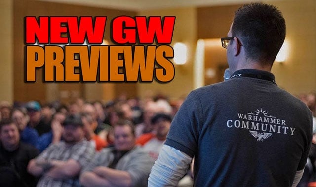new gw previews adepticon LVO nova open Warhammer fest