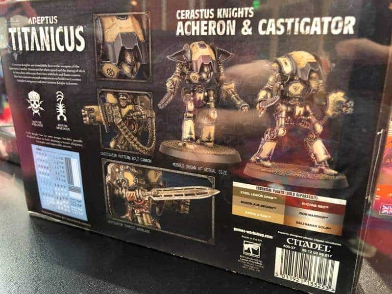 Imperial Cerastus Knights Adeptus Titanicus 2 models Warhammer Horus Heresy 