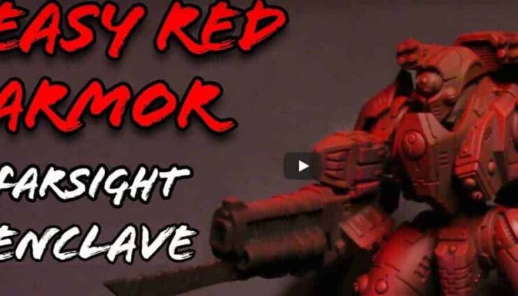 easy red armor airbrush tutorial
