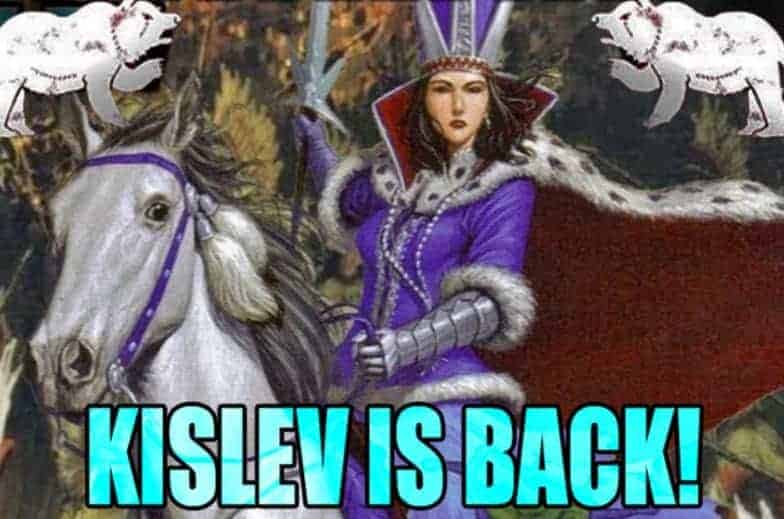 kislev is back wal