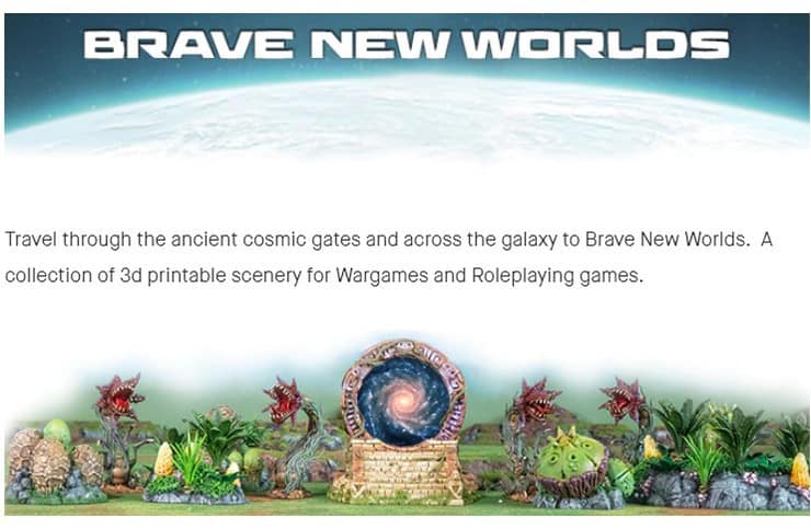 Brave New Worlds by Printable Scenery — Kickstarter