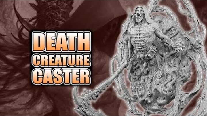 Creature Caster death elemental