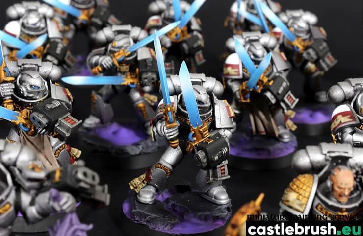 40k - Grey Knights + Terrains - Minis For War Painting Studio