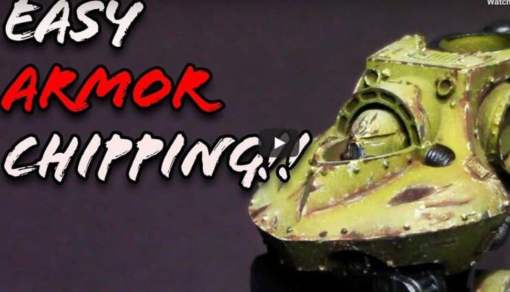 weathering miniatures armor chipping