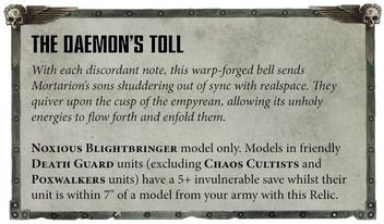Warhammer 40K: About Those New Death Guard Rules - Bell of Lost Souls