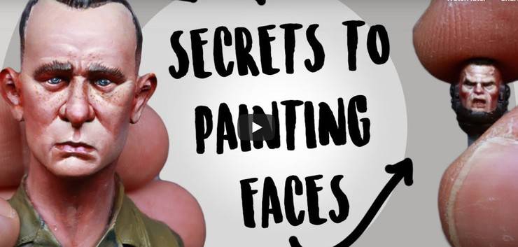 Secrets to Painting Good Faces on Miniatures