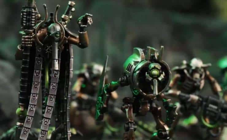 Warhammer 40k Indomitus 10 man Necron Warriors squad 383ox inc Scarab Swarm x3 