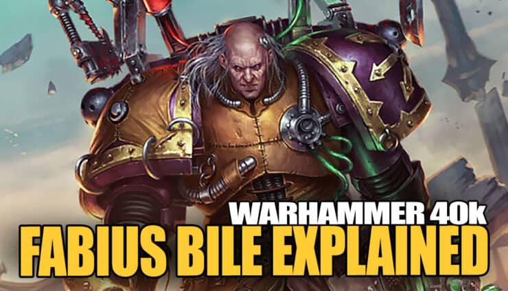 fabius bile explained warhammer 40k cover from progentier with text