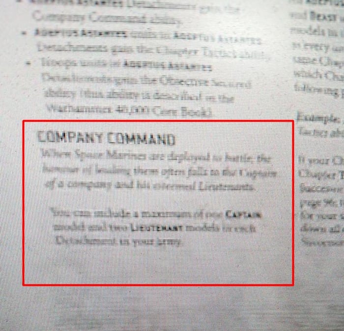 company command