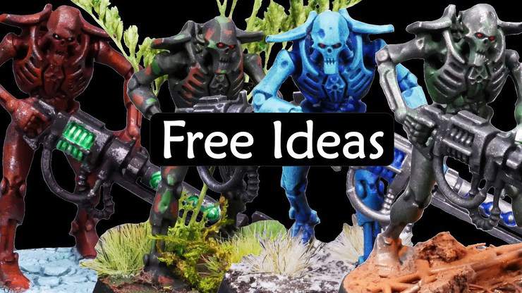 10 Easy Schemes To Paint A Necron Army Tutorial