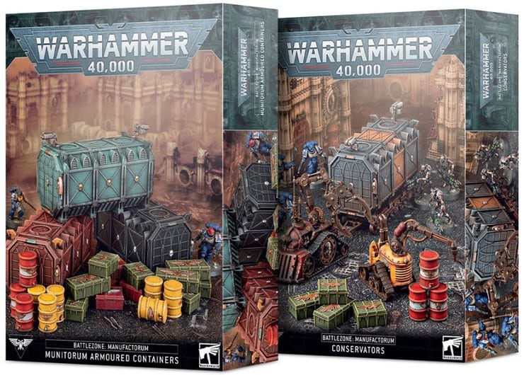 Munitorum Armoured Container New on Sprue Warhammer 40k Terrain  Games Workshop 