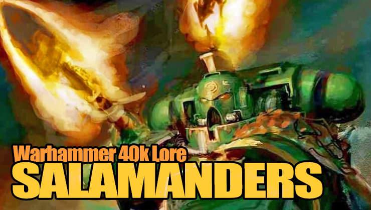 Salamanders : Warhammer  Warhammer 40k salamanders, Salamanders space  marines, Warhammer 40k