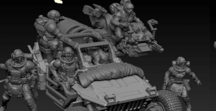 Medevac Jeep Team feature Bob Naismith's October 3D STL Files