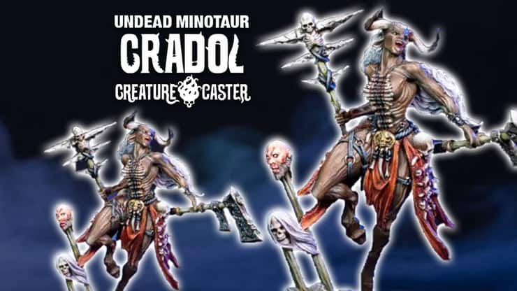 Creature Caster Undead Cradol Minotaur: Unboxing & Build