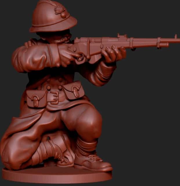 Wargames Atlantic: Great War French Soldiers Almost Ready