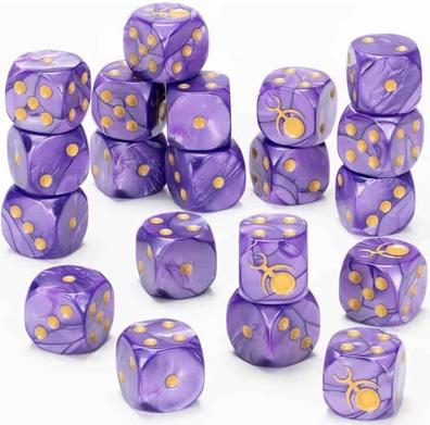 White Blank Dice with No Pips D6 16mm (5/8in) Pack of 10 Chessex