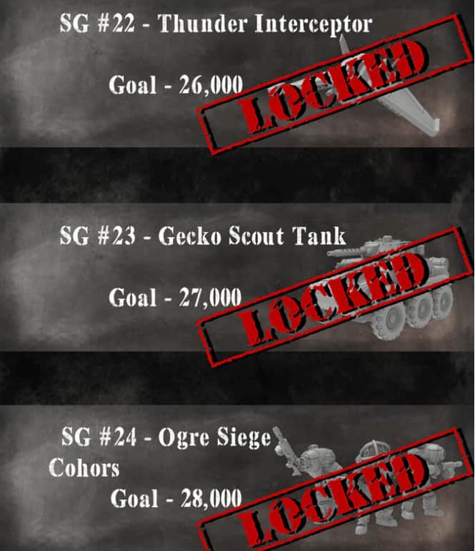 locked stretch goals