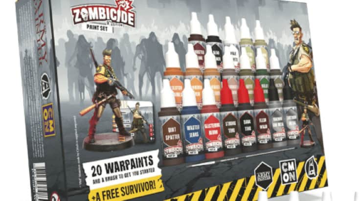 Zombicide Paint Set feature r