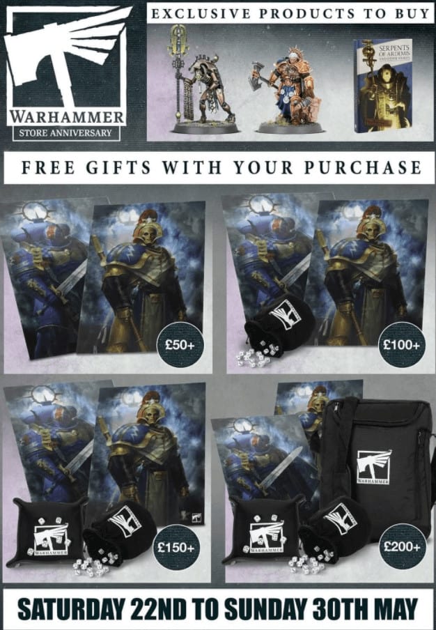 Store anniversary prizes feel cheap and meaningless : r/Warhammer40k