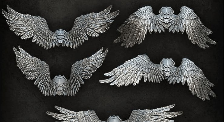 Warhammer Tyranid wings conversion bits