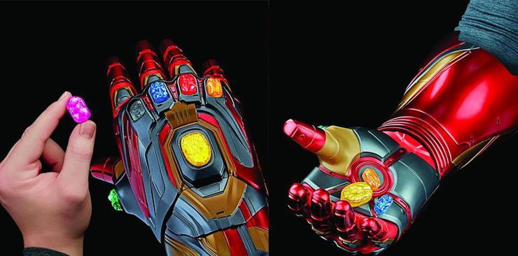 Hasbro Avengers Infinity War Marvel Legends Thanos 1:1 Infinity Gauntlet in Hand