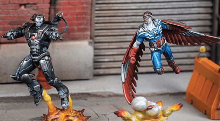 War Machine and Captain America feature