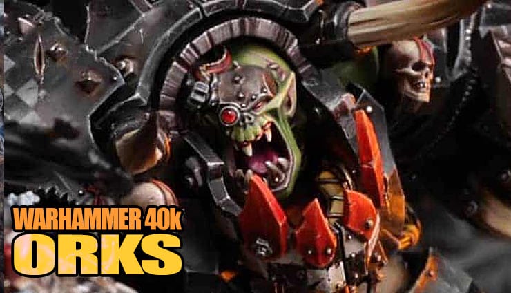 25mm Warhammer 40K DPS painted Orks Big'ed Bossbunka TP4355 