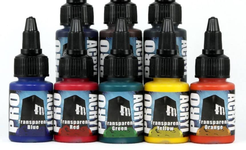 New Transparent Paints Available From Monument Hobbies!
