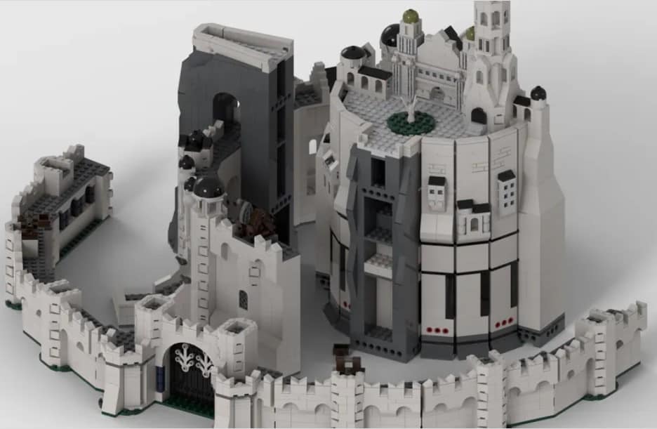 How to build Minas Tirith (Lord of the Rings) LEGO 