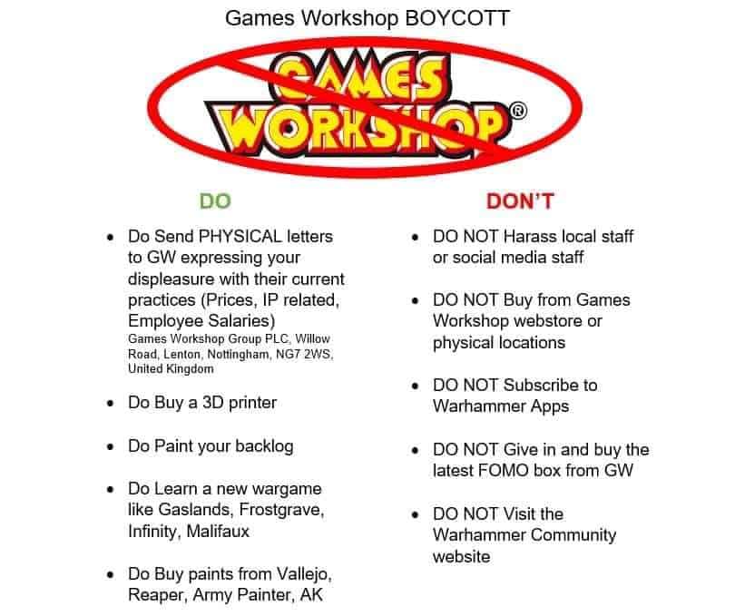 Boycott Games Workshop