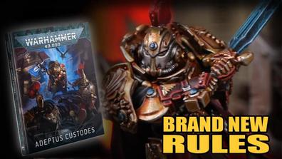 New 40k Miniatures, Custodes / GSC Rules, & Top Army Lists!